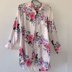 VS silk floral pajama